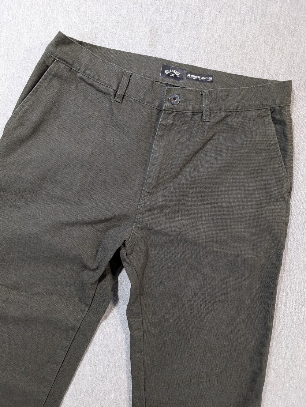 Billabong Outdoor Canvas Carpenter Pants Men's 34 Green